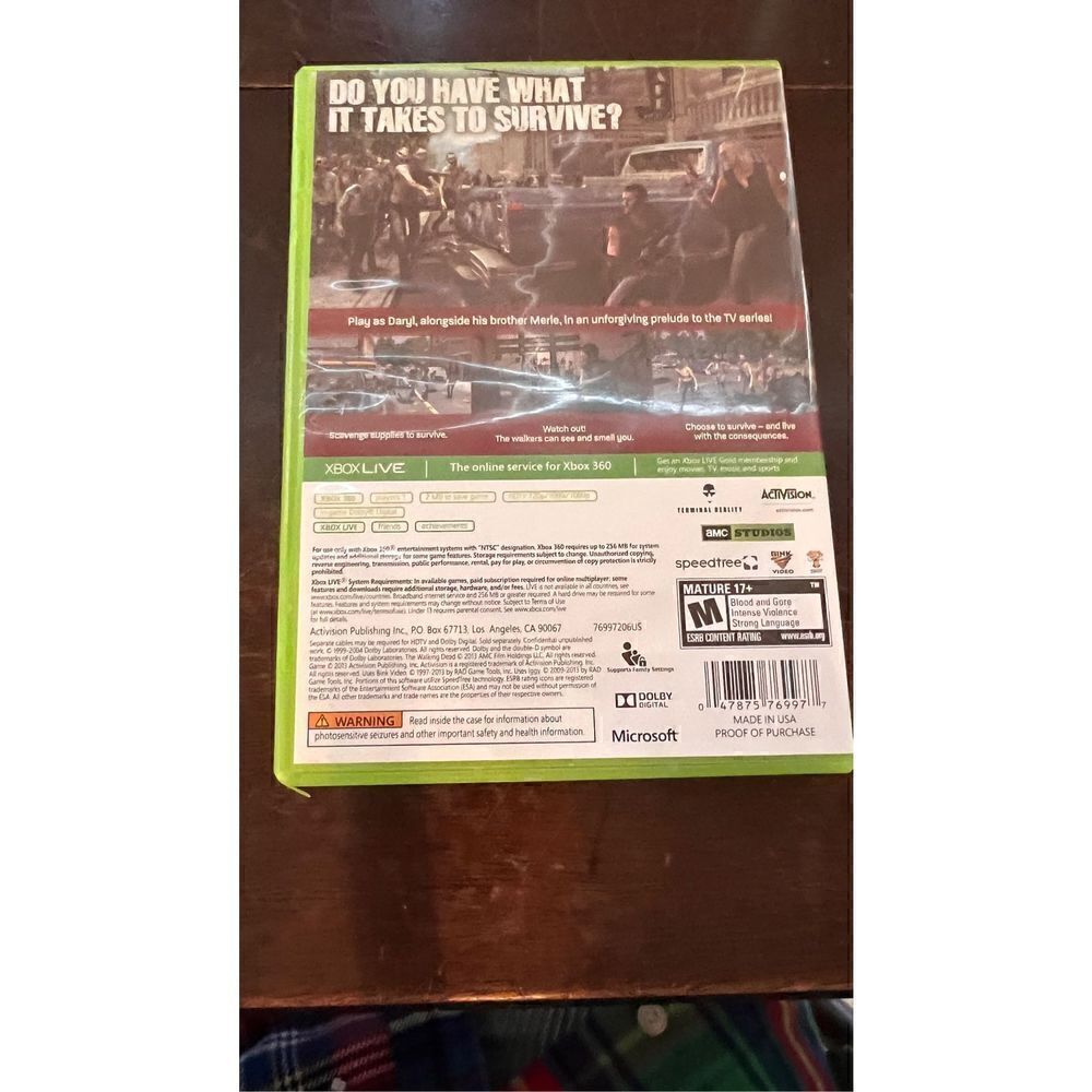 THE WALKING DEAD SURVIVAL INSTINCT XBOX 360 VIDEO GAME - Picture 4 of 7